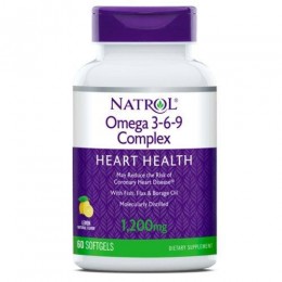 Риб'ячий жир Natrol Omega 3-6-9 Complex 55% 90 tabs