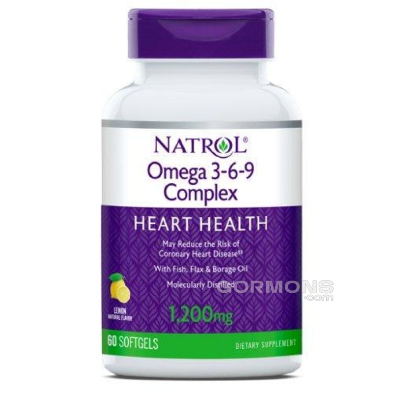 Риб'ячий жир Natrol Omega 3-6-9 Complex 55% 90 tabs