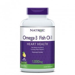 Риб'ячий жир Natrol Omega-3 1000mg 30% 90 softgel