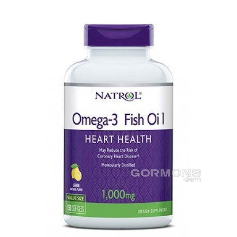 Риб'ячий жир Natrol Omega-3 1000mg 30% 90 softgel