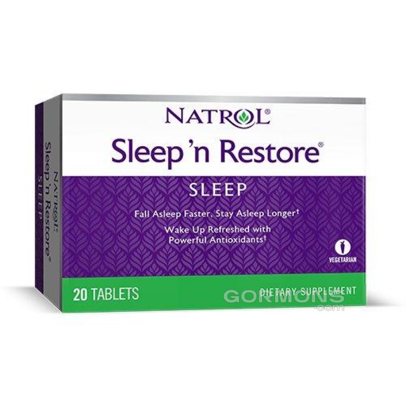 Мелатонін Natrol Sleep 'n Restore Blist 20 tabs
