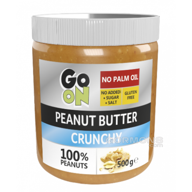 Арахісова паста Go On Nutrition Peanut butter crunchy 500 g (Скло)