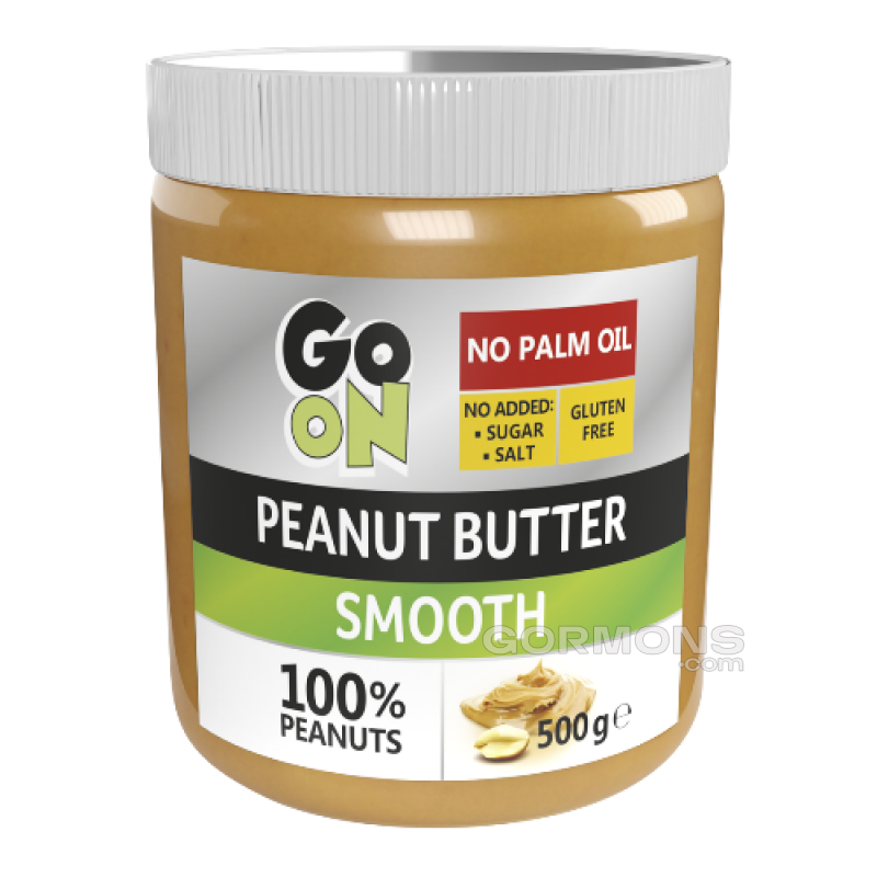 Арахісова паста Go On Nutrition Peanut butter smooth 100% 500 g