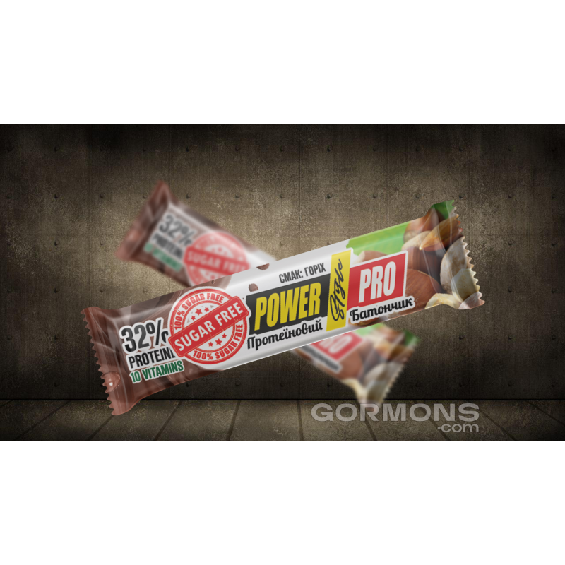 Протеїнові батончики Power Pro 32% Нутелла без цукру 20x60g
