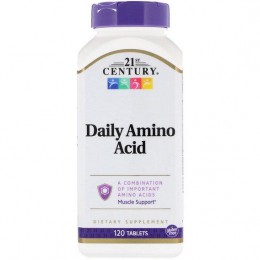 Аминокислоты 21st Century Daily Amino Acid Maximum Strength 120 tabs