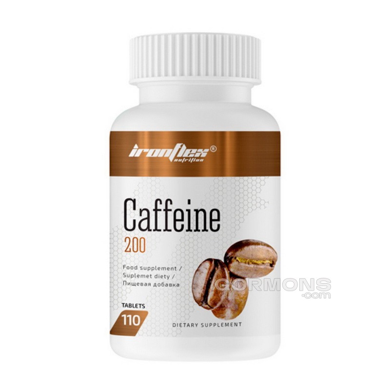 Енергетик IronFlex Caffeine 200 mg 110 tabs