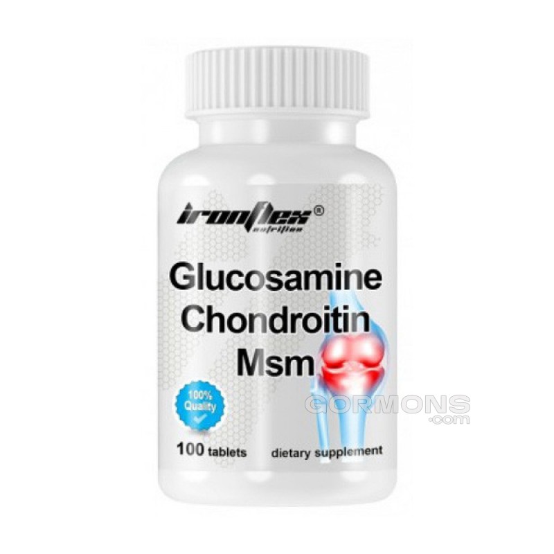 Хондропротектор IronFlex Glucosamine & Chondroitin with MSM 100 tabs