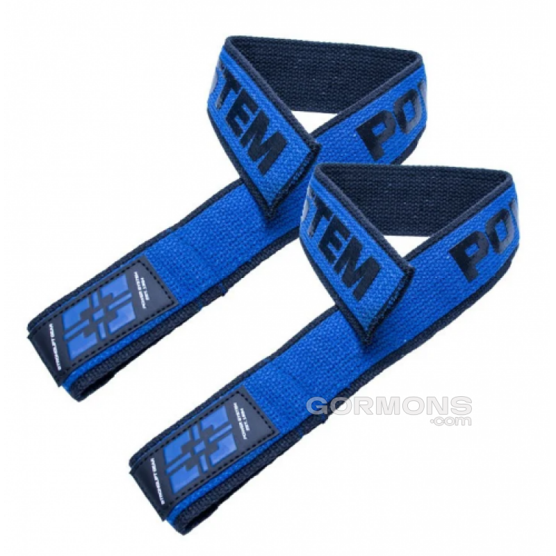 Power System Кистьові ремені PS-3401 Lifting Straps Duplex Black/Blue