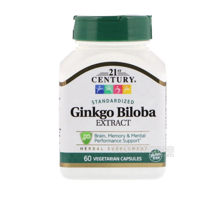 Улучшение памяти 21st Century Ginkgo Biloba 60 veg caps