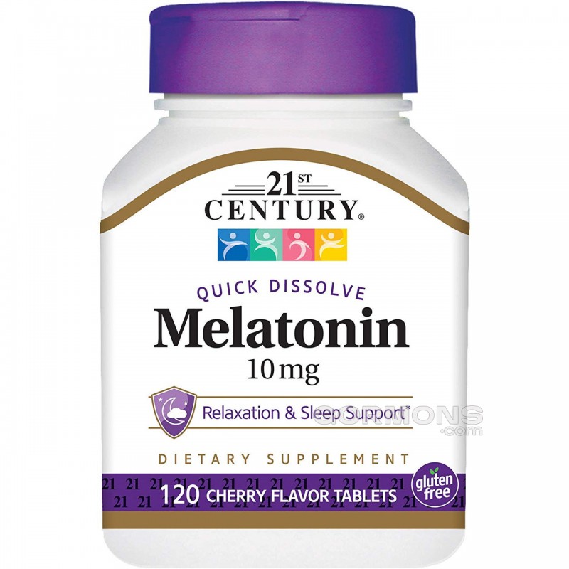 Мелатонин 21st Century Melatonin 10 mg 120 tabs Мелатонин 21st Century Melatonin 10 mg 120 tabs