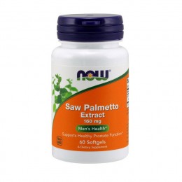 Чоловіче здоров'я NOW Saw Palmetto Extract 60 softgels