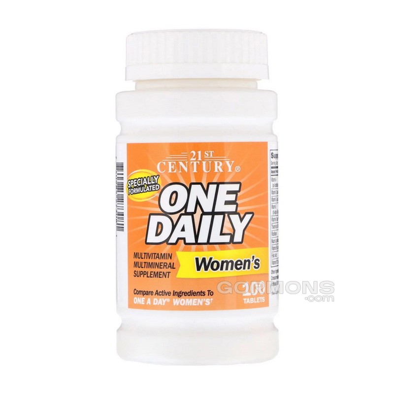 Витамины 21st Century One Daily Multivitamin for Womens 100 tabs
