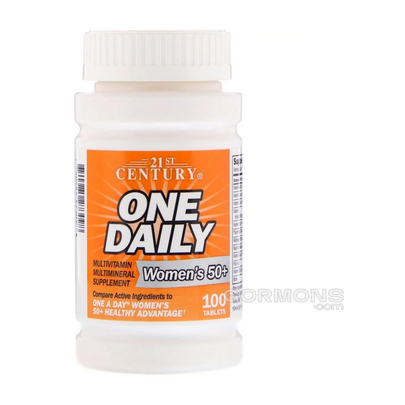 Витамины 21st Century One Daily Multivitamin for Women`s 50+ 100 tabs