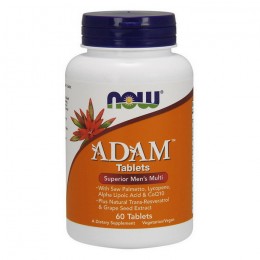Вітаміни для чоловіків NOW Foods Adam 60 tab