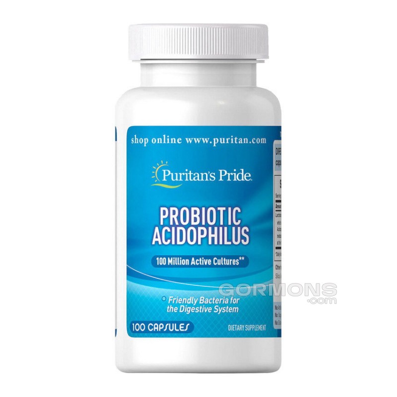 Пробіотик Puritan's Pride Probiotic Acidophilus caps 100 Пробіотик Puritan's Pride Probiotic Acidophilus caps 100