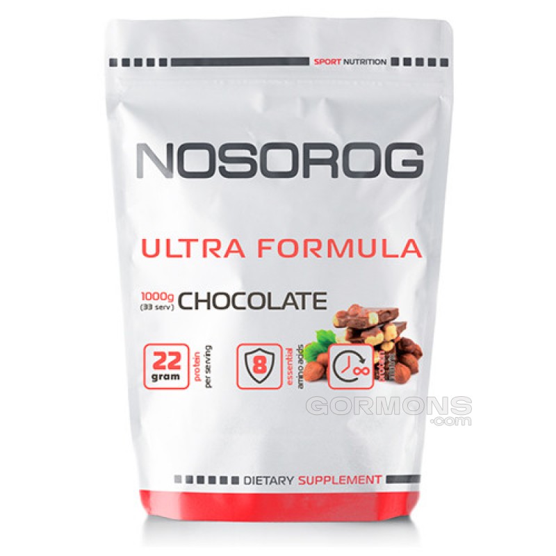 Протеїн (суміш сироватковий, казеїн, альбумін) Nosorog Ultra Formula шоколад, 1 кг