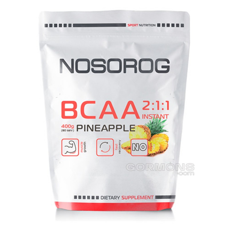 Амінокислоти Nosorog BCAA 2:1:1 ананас, 400 гр
