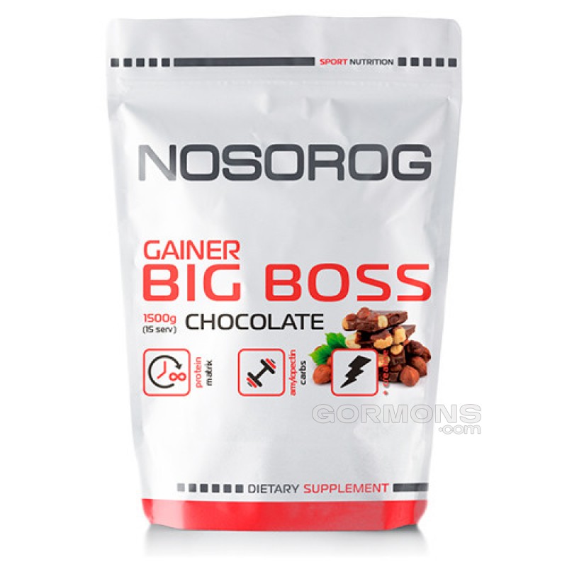 Nosorog Гейнер Big Boss Gainer шоколад, 1500 гр