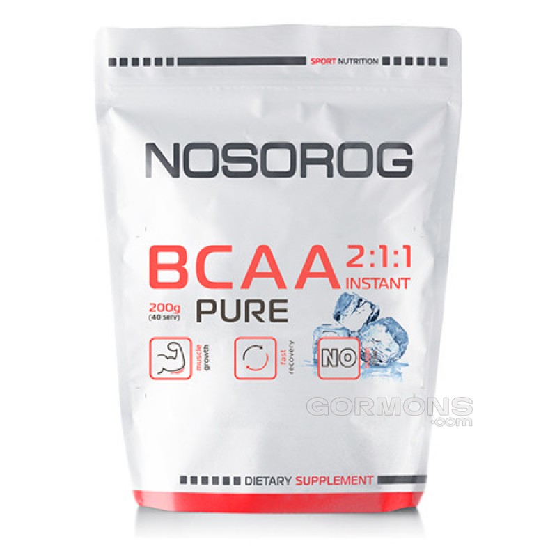 Амінокислоти Nosorog BCAA 2:1:1 натуральний, 200 г