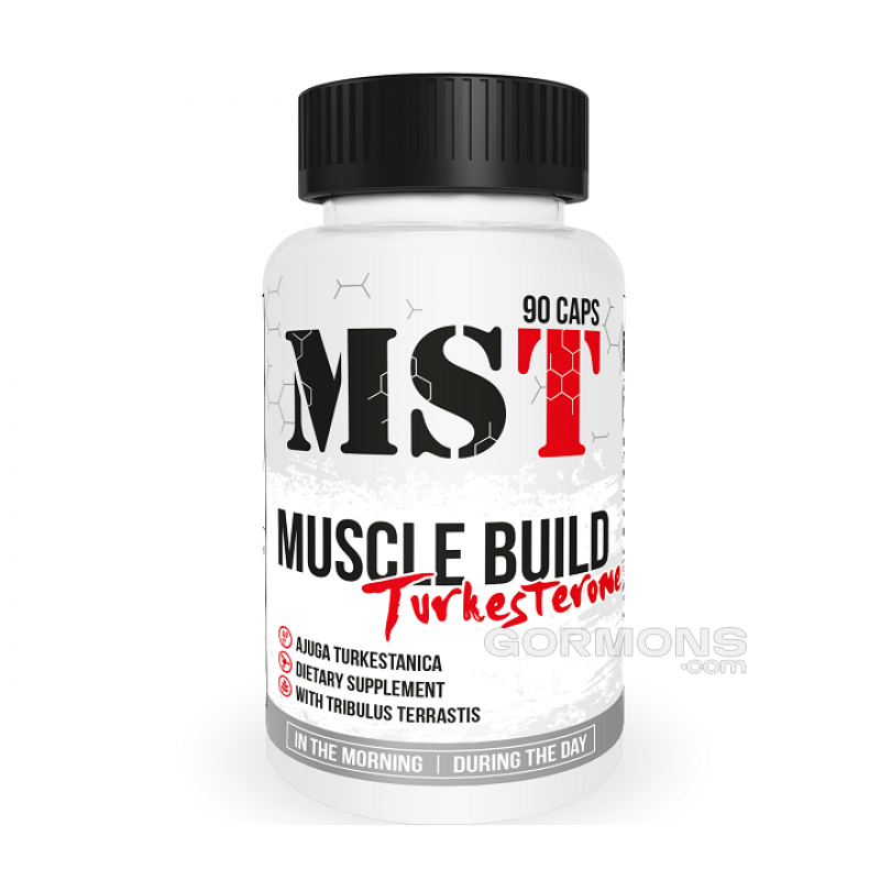 MST Muscle Build Turkesterone | Ecdysterone | Туркестерон + Трібулус + Цинк 90 капсул
