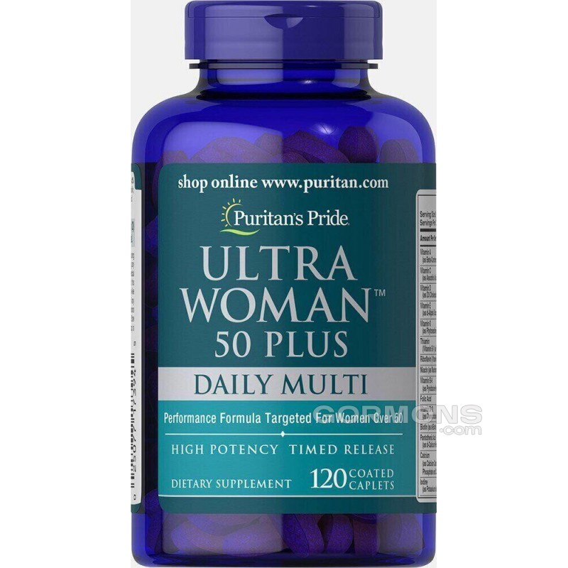 Вітаміни для жінок Puritan's Pride Ultra Woman 50 Plus 120capl
