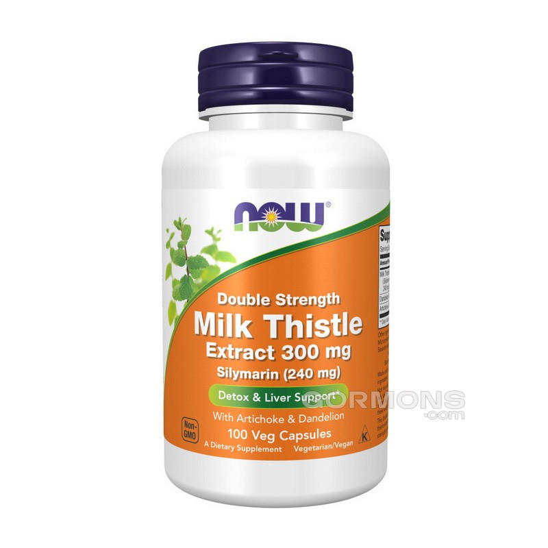 NOW Silymarin Milk Thistle Extract 300 mg 100 veg caps
