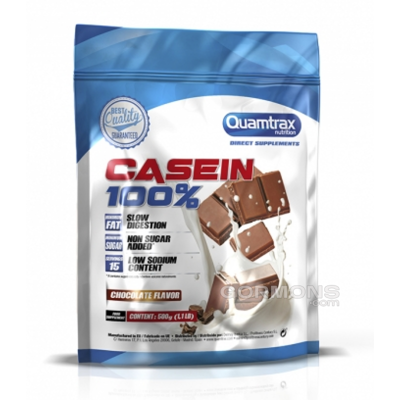 Казеин Quamtrax 100% Casein 500 грамм