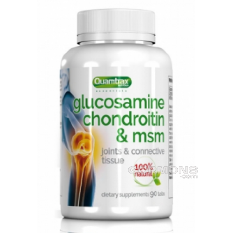 Хондропротектор Quamtrax Glucosamine Condroitin&MSM — 90 таб