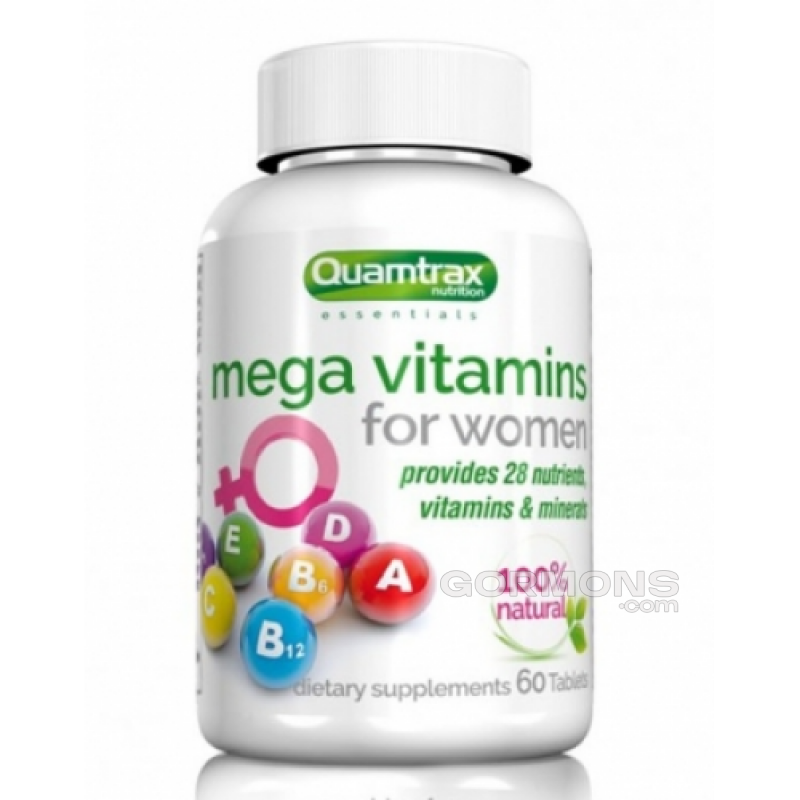 Вітаміни для жінок Quamtrax Mega Vitamins for Women — 60 таб