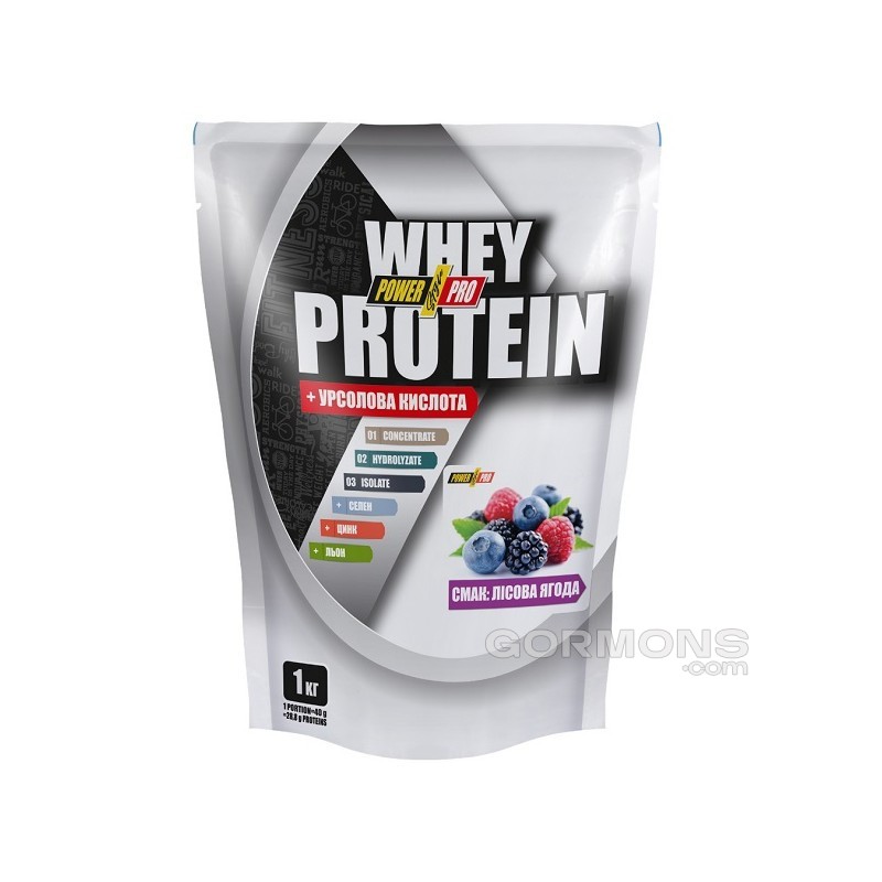 Протеїн Power Pro Whey Protein лісова ягода 1 кг