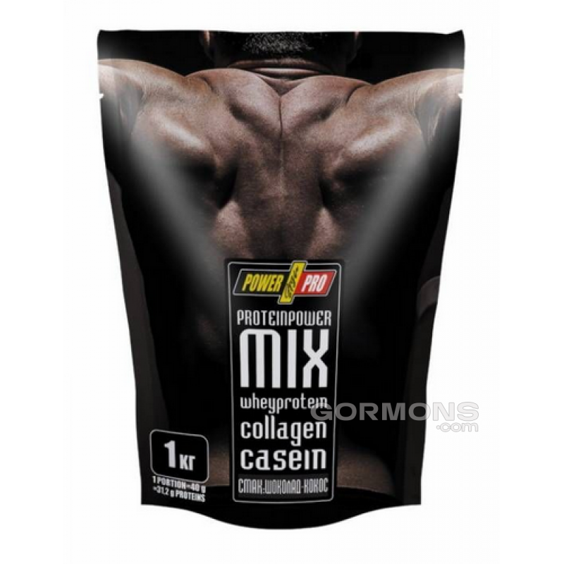 Багатокомпонентний протеїн Power Pro Protein MIX шоколад кокос 1 кг