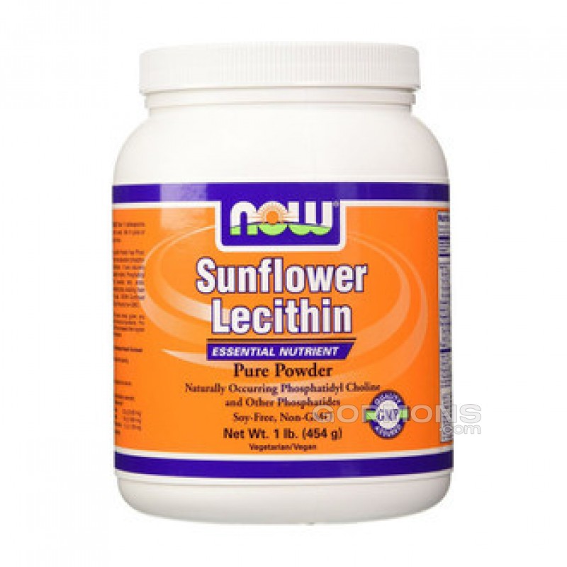Соняшниковий лецитин NOW Foods Sunflower Lecithin Pure Powder 454 g