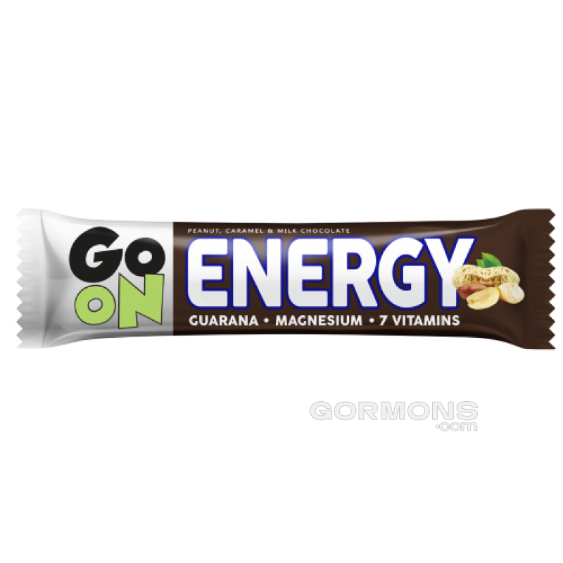 Батончики GoOn ENERGY "snickers"+ guarana 24x50 г