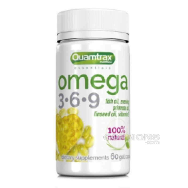 Риб'ячий жир Quamtrax Omega 3-6-9 — 60 софт гель