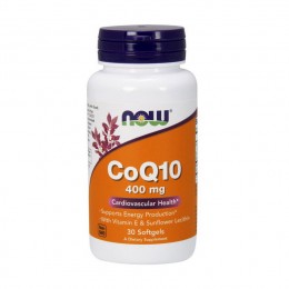 Антиоксидант NOW Foods CoQ10 400mg 30 caps