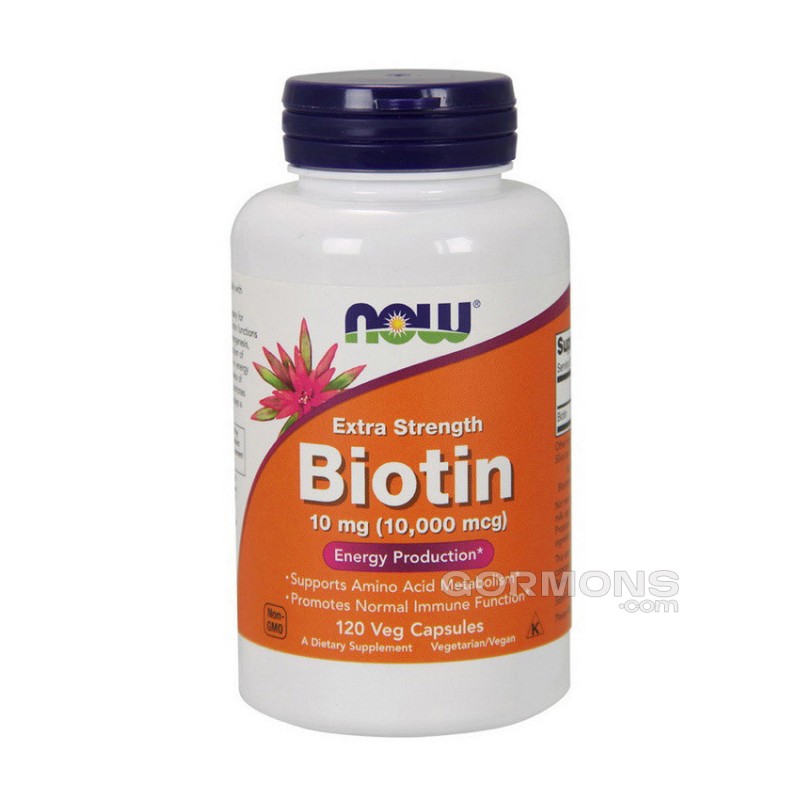 Вітаміни NOW Foods Biotin 10 mg 120 caps