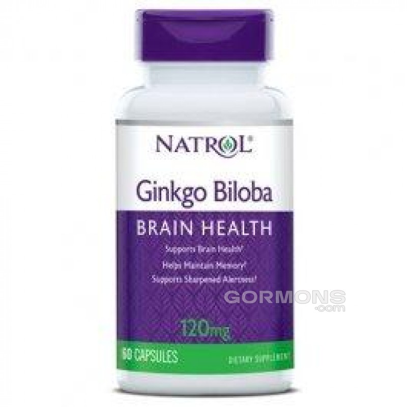 Гинкго Билоба Natrol Ginkgo Biloba 120mg - 60 капс