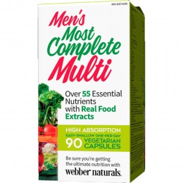 Вітаміни для чоловіків Webber Naturals - Mens Most Complete Multi (90 caps)