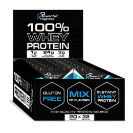 Порційний протеїн Powerful Progress 100% Whey Protein Mega Box 20пак х 32гр