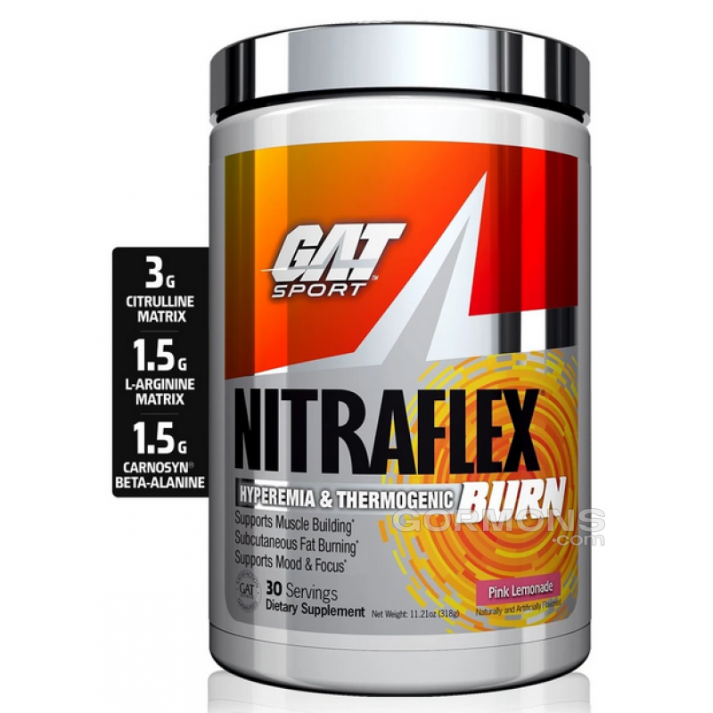 Передтренувальний комплекс GAT sport Nitraflex Burn 318 г