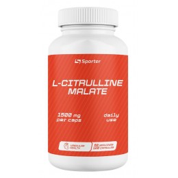 Цитрулин Sporter L-Citrulline malate 1500 мг 120 капс