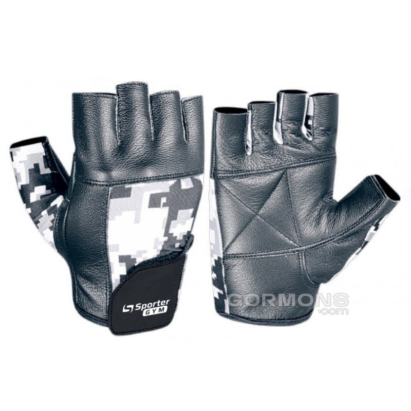 Рукавички для фітнесу Sporter Перчатки Men (MFG-227.7 A) - Black/Camo