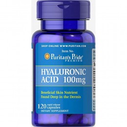 Puritans Pride Hyaluronic Acid 100 mg 120 caps