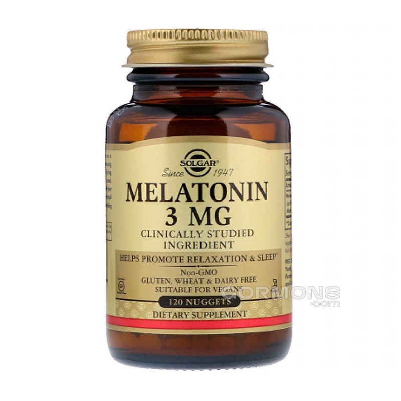 Мелатонин Solgar Melatonin 3 mg - 60 Nuggets