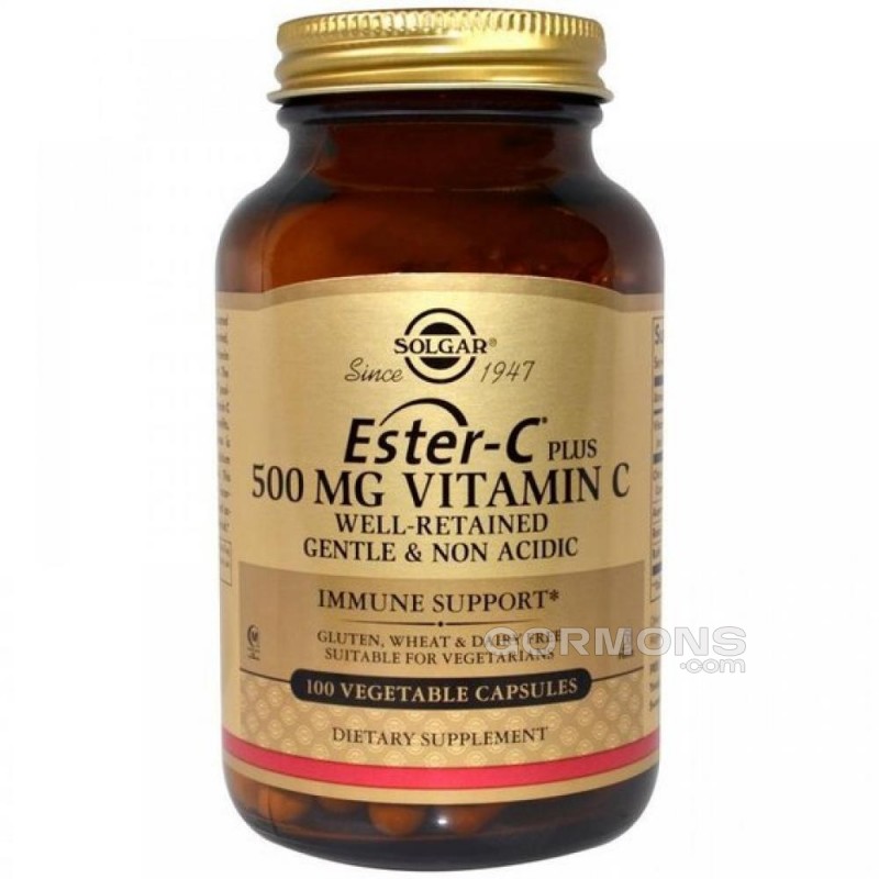 Solgar Ester-C Plus Veg 500 mg - 100 caps