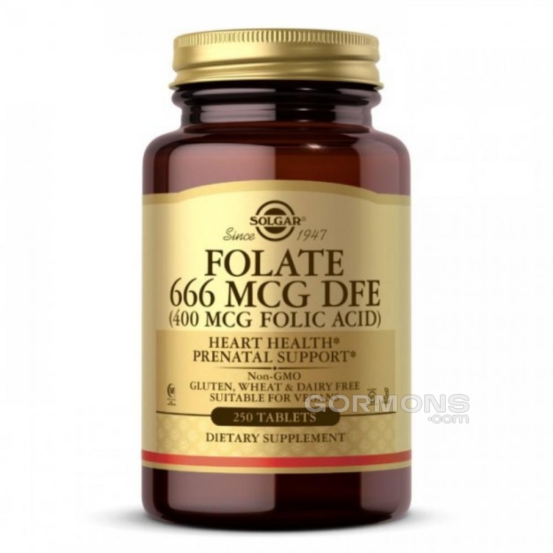Фолієва кислота Solgar Folic Acid 400mcg - 250 tab