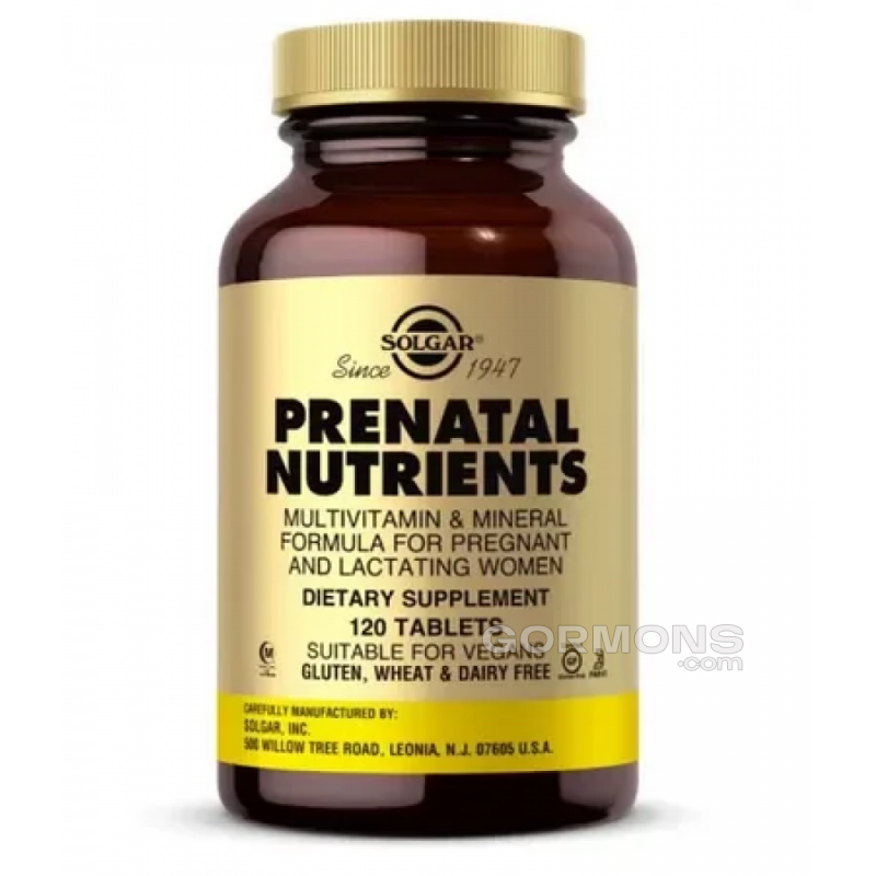 Вітаміни для вагітних Solgar Prenatal Nutrients - 120 tab