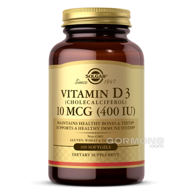 Вітамін Д3 Solgar Vit D 400 IU - 100 softgels