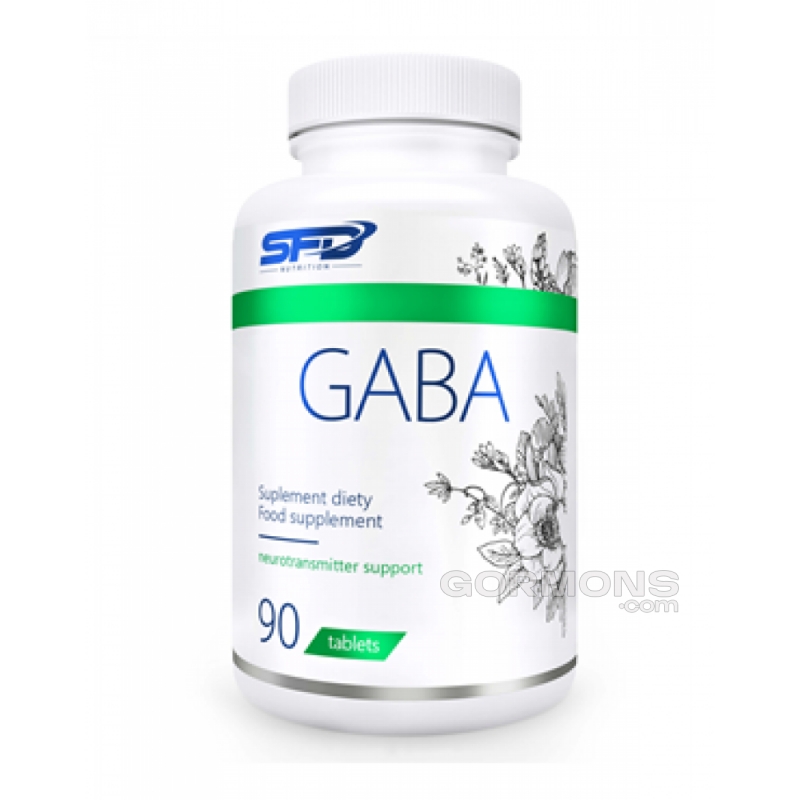 Габа, стимуляция выработки гармона роста SFD GABA  - 90 tablets