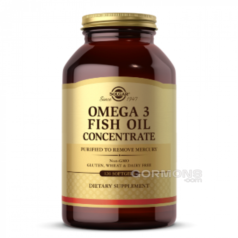 Рыбий жир Solgar Omega 3 Fish Oil Concent - 120 softgels